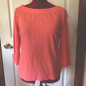 Pretty Orange Loft Top-size L